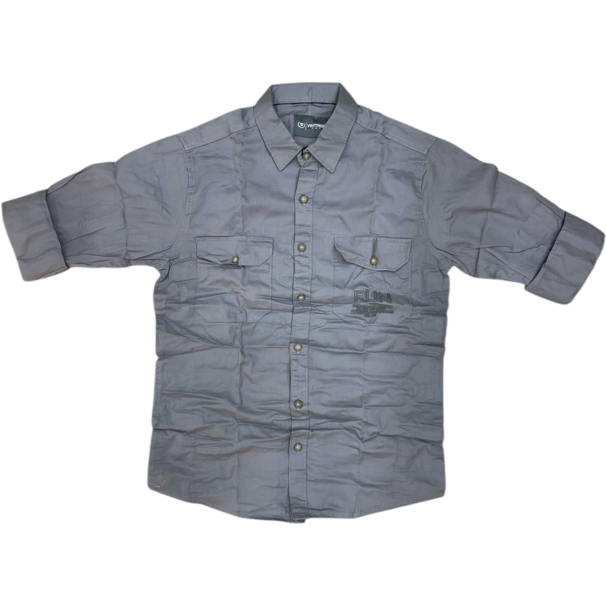 Men’s Double Pocket Cargo Shirt