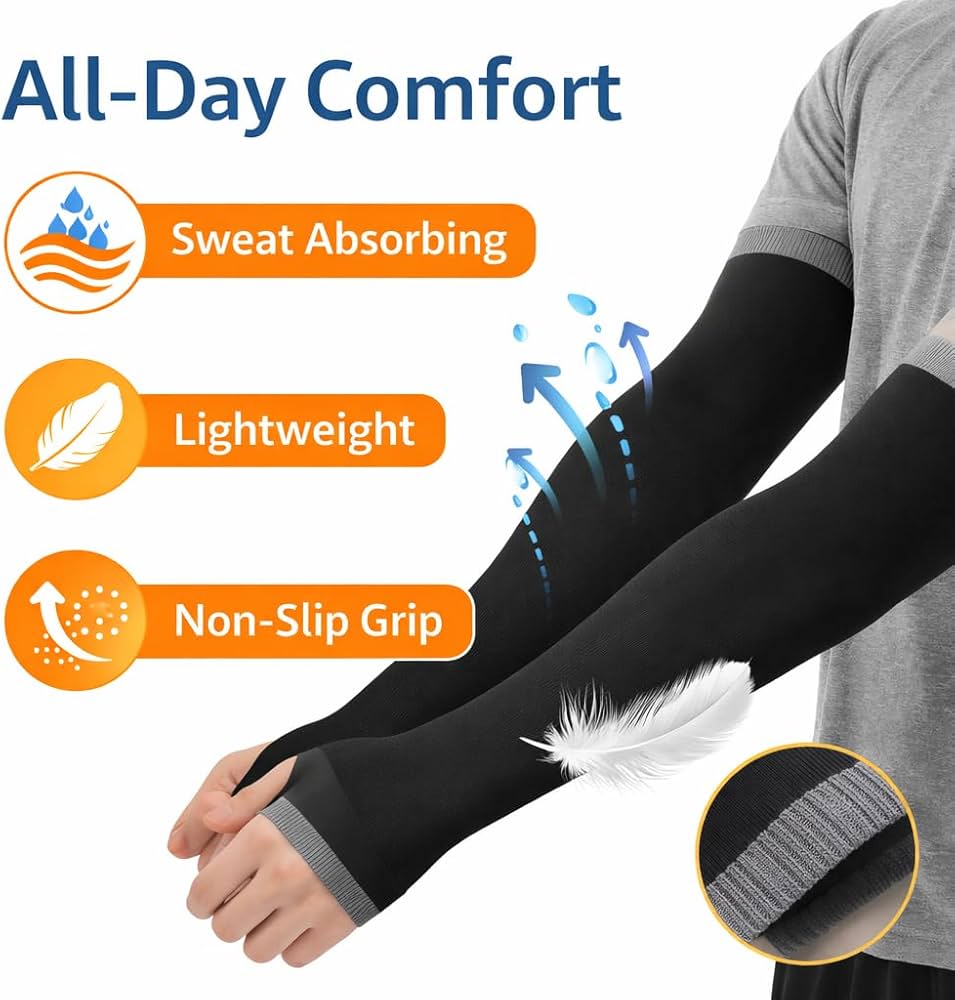 Pro-Rider Cooling Arm Sleeves for Men