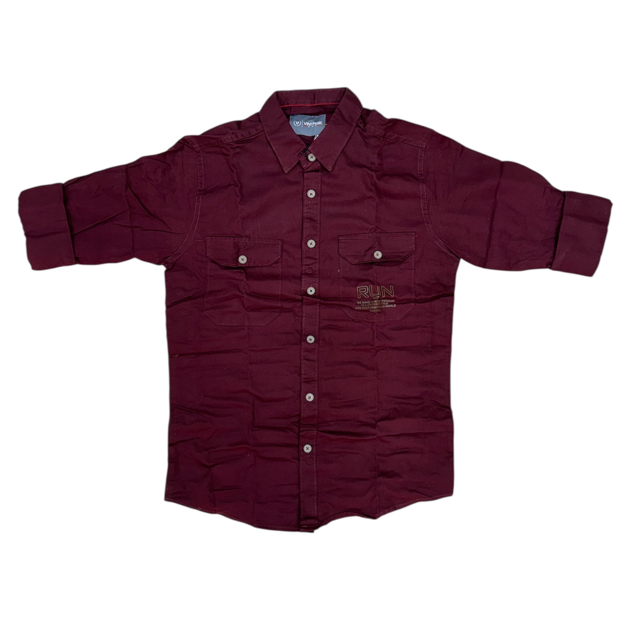 Men’s Double Pocket Cargo Shirt