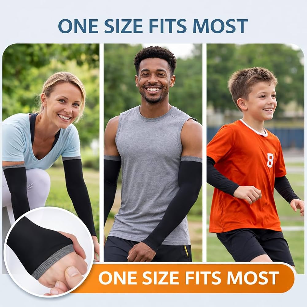 Pro-Rider Cooling Arm Sleeves for Men